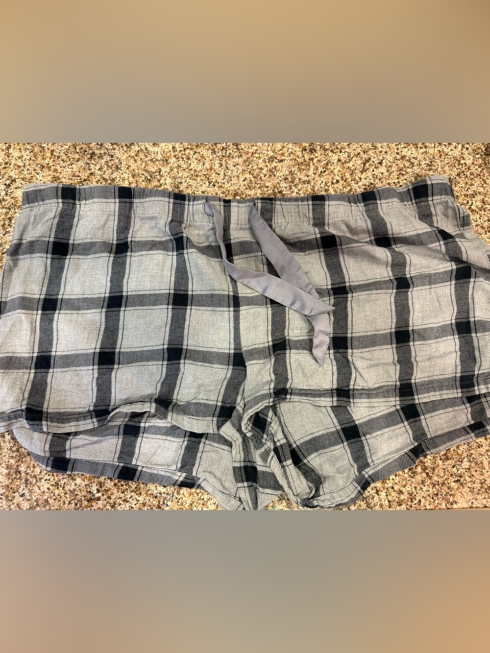 Old Navy Gray Plaid Boxer Shorts